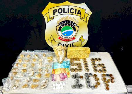 Mulher é presa em Naviraí com droga suficiente para produzir 11.557 papelotes