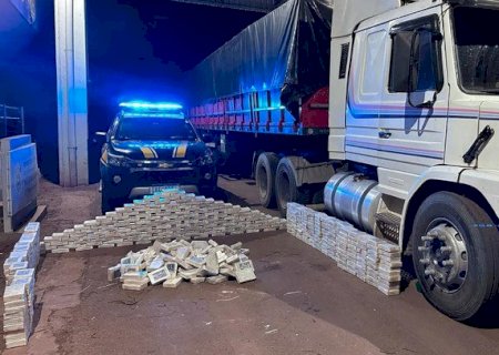 PRF apreende mais de meia tonelada de cocaína em Miranda