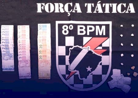 Idoso é preso com porções de crack em Ivinhema