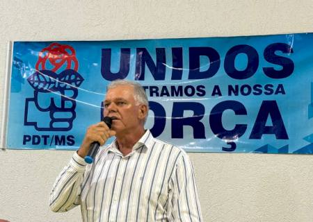 PDT de Nova Andradina reforça o nome de Milton Sena como pré-candidato à prefeitura