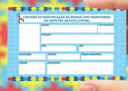 Indicação propõe emissão de Carteira de Identificação para pessoas com autismo durante Semana de Conscientização