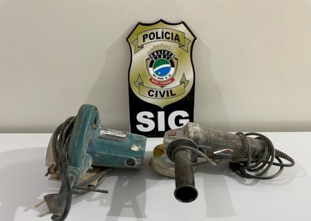 SIG identifica suspeito de furto e recupera objetos em Nova Andradina
