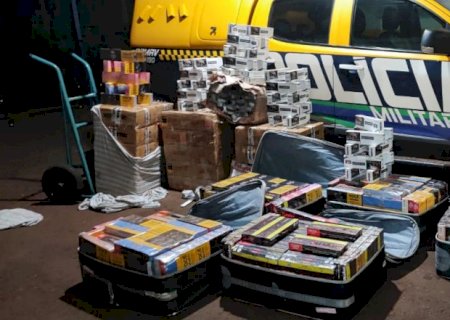 Polícia Militar Rodoviária apreende produtos de contrabando em Nova Andradina