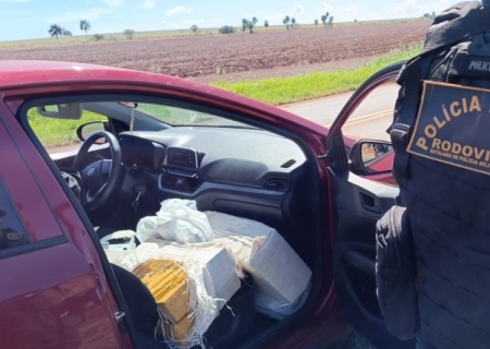 Polícia Militar Rodoviária prendeu homem em Maracaju que levaria droga para o litoral paulista