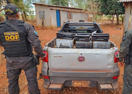 Veículo com mais de meia tonelada de maconha é apreendido pelo DOF em Itaquiraí