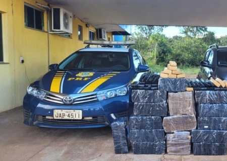Traficante é preso pela PRF com mais de 300 kg de maconha em Água Clara