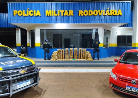 Polícia Militar Rodoviária apreende veículo com droga em Maracaju