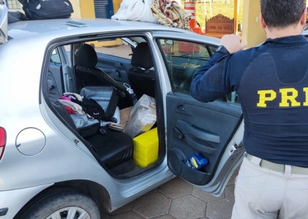 Carro com quase 300 kg de maconha é apreendido pela PRF em Bataguassu