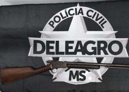 Deleagro prende homem com arma ilegal em Brasilândia