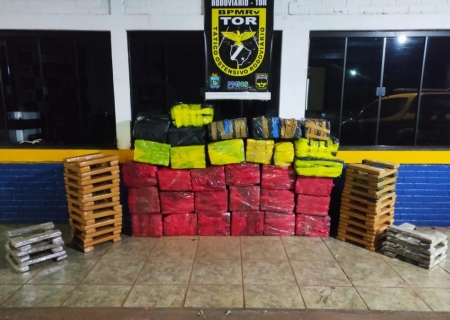 Jovem é preso com maconha avaliada em mais de R$ 1,5 milhão em Ponta Porã