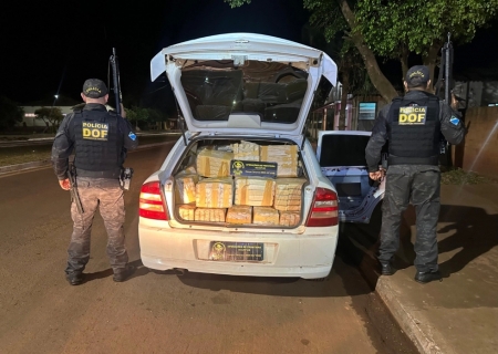Carro com mais de 900 kg de maconha é apreendido após perseguição do DOF em Maracaju