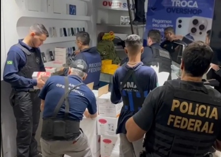 PF faz operação contra grupo que lavou R$ 1,6 bilhão com importação ilegal de celulares
