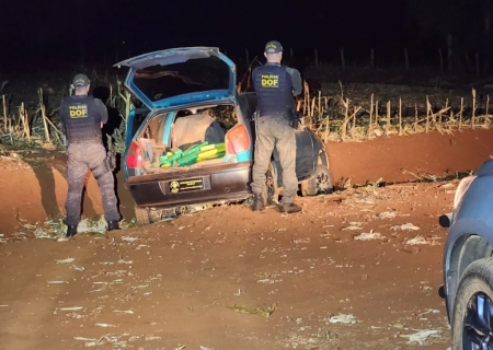 Casal que seguia para Campo Grande com mais de 230 quilos de maconha é preso pelo DOF em Maracaju