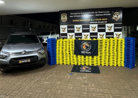 Após fuga, traficante é preso com mais de meia tonelada de maconha na MS-156