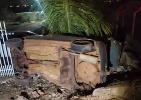 Motorista morre ao capotar veículo na MS-316