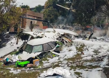 Destroços de avião já estão na sede da Voepass, em Ribeirão Preto