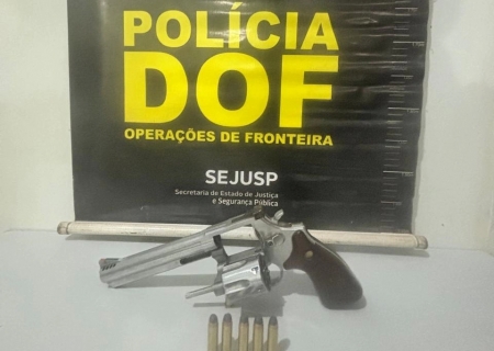 DOF prende dois homens por posse de arma de fogo no final de semana