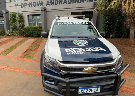 Força Tática localiza e prende foragido da Justiça em Nova Andradina