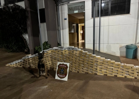 PF apreende cerca de 270 kg de cocaína em Dourados