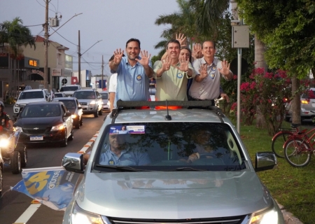 Governador Riedel e lideranças estaduais apoiam candidatura de Dr. Leandro e do vice Arion