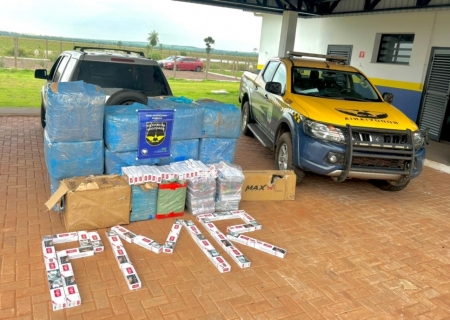 Polícia Militar Rodoviária apreende carga de descaminho e contrabando em Angélica