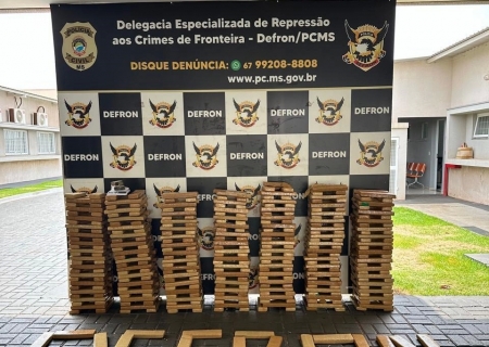 Defron fecha entreposto com quase 400 kg de maconha ‘vigiada’ por adolescente em Dourados