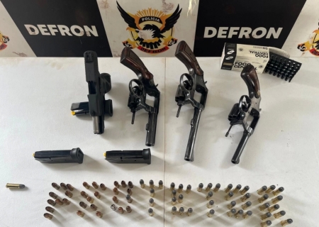 Defron prende homem que comercializava armas de fogo ilegais em Dourados