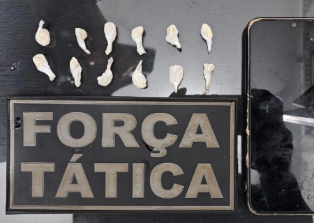 Força Tática apreende adolescente em ponto de venda de drogas em Batayporã