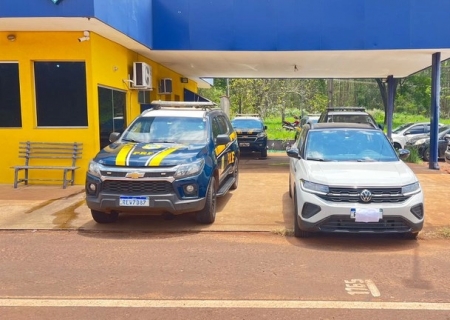 Carro roubado em São Paulo é recuperado pela PRF em Três Lagoas