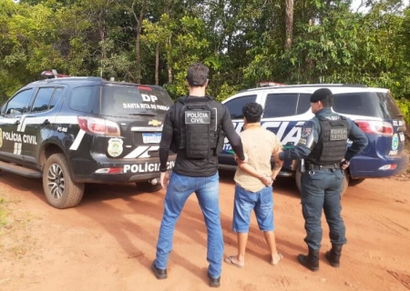 Operação prende foragida por diversos crimes patrimoniais em Santa Rita do Pardo