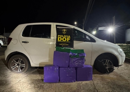 Adolescente é flagrado pelo DOF com 100 kg de maconha em Amambai
