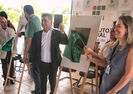 Senador Nelsinho Trad destina R$ 6,7 milhões para IFMS e participa de inauguração de obras no Campus Nova Andradina