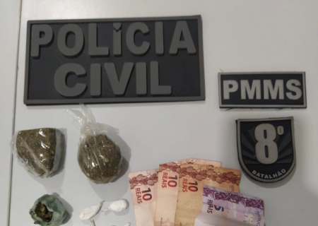 Jovens que traficavam drogas de Nova Andradina para Taquarussu em ônibus escolar são descobertos pela Polícia Civil e Militar