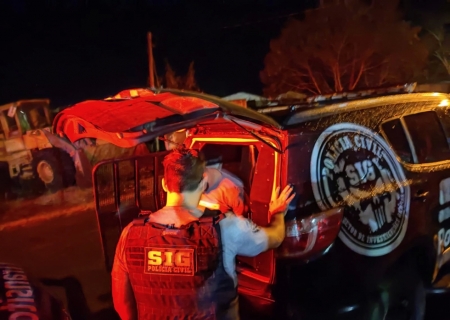 Homem acusado de homicídio qualificado é preso pela Polícia Civil em Fátima do Sul
