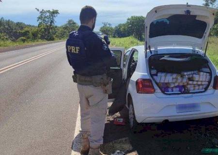 Após fuga da PRF, traficante é preso com drogas em Ribas do Rio Pardo