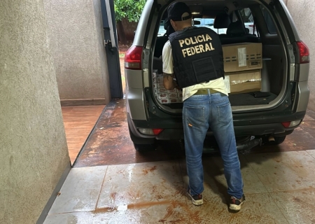 PF cumpre mandado de busca e apreensão em Nova Alvorada do Sul