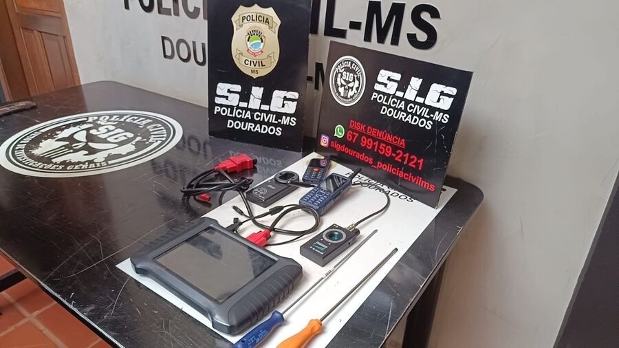 Quadrilha presa em Dourados usava tecnologia avançada para furtar caminhonetes