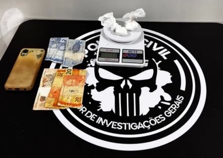 Homem é preso em flagrante em 'delivery' de cocaína em Nova Alvorada do Sul