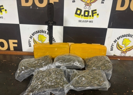 DOF prende homem com drogas em veículo de passageiro por aplicativo