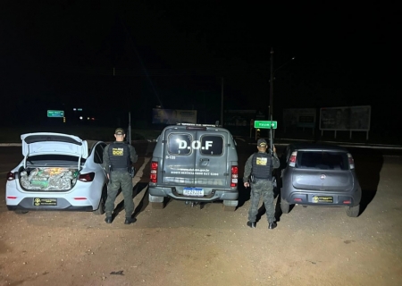 Dupla é presa com quase 300 kg de maconha em Ponta Porã