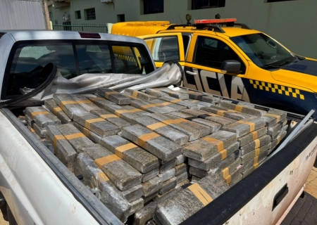 “Estou preso, me prende”, diz traficante que foi flagrado com 657 kg de drogas pela Polícia Militar Rodoviária em Batayporã