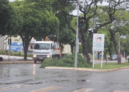Nova Andradina está marcando 43mm de chuva nesta terça-feira (3), segundo Clima Tempo