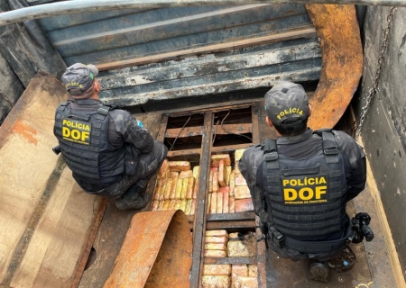DOF apreende quase 130 kg de pasta base de cocaína em Dourados