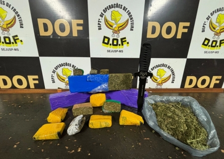 Dupla é presa pelo DOF com drogas que seguiam levadas para o Paraná