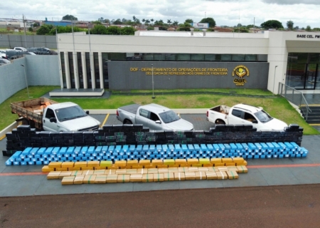 10 toneladas: DOF faz maior apreensão de maconha do ano em Mato Grosso do Sul