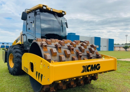 Nova aquisição: rolo compactador deverá auxiliar manutenção de estradas em Batayporã