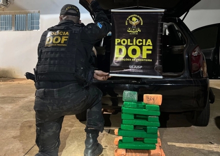 Traficante de drogas é preso pelo DOF em Santa Rita do Pardo