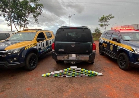Ação conjunta resulta em apreensão de mais de 38 kg de cocaína em Paranaíba