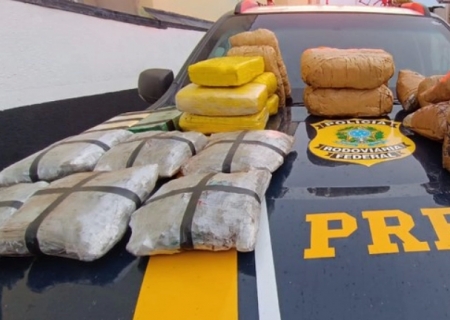 PRF apreende cocaína e skunk em Miranda