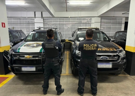 PF e Receita Federal fazem operação contra tráfico de drogas